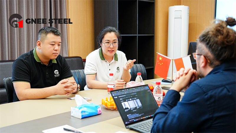 Gnee Customer visit Gnee Customer visit